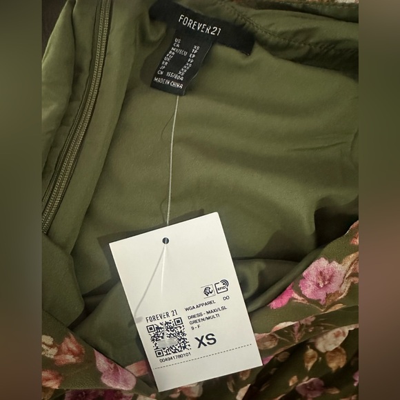 Floral Print Cowl Neck Maxi Dress Forever 21 XS - Picture 5 of 12